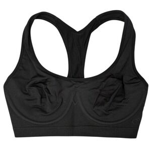 Calvin Klein Bonded Flex Bralette Black Unlined Racerback Stretch Size S NWT‎